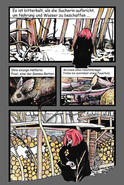 Jaana Redflower Comic Black Rain, Seite 01