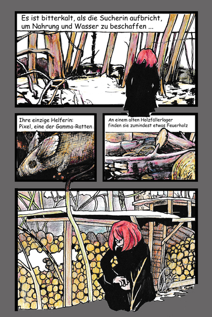 Jaana Redflower Comic Black Rain, Seite 01
