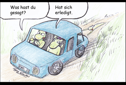 Jaana Redflower Dinocomix, Raser auf der Landstraße